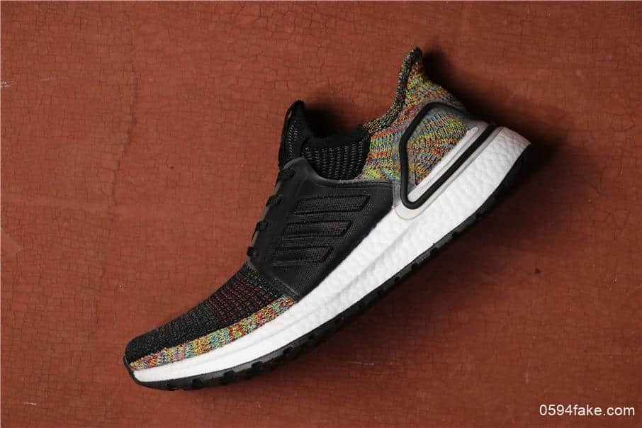 Adidas Ultra Boost 19 W 阿迪达斯UB5.0灰黑黄3D鞋跟顶级纯原巴斯夫版本 (ID:2364) - 图片1