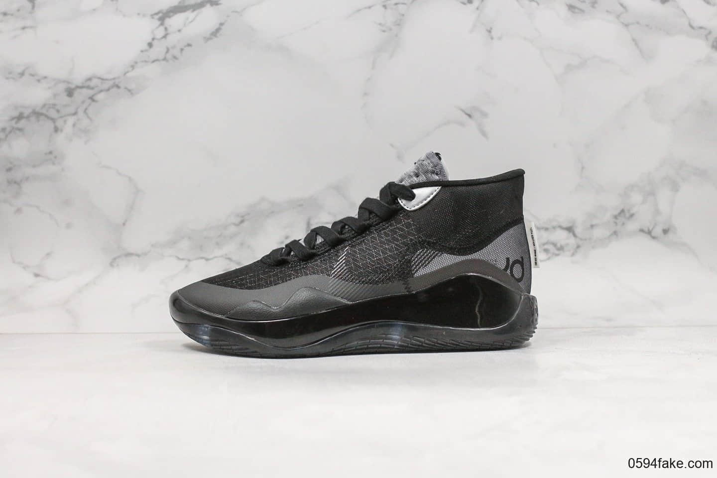 耐克Nike Zoom KD12 EP SJX纯原版本杜兰特12带篮球鞋纯黑内置双Zoom气垫加持支持高强度实战 (ID:23657) - 图片1