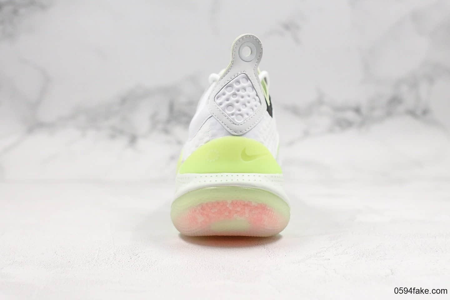 耐克Nike Joyride CC3 Flyknit视频内容纯原版本全新颗粒缓震科技荧光白绿真BOOST颗粒填充区别市面通货版本 货号:AT6395-100