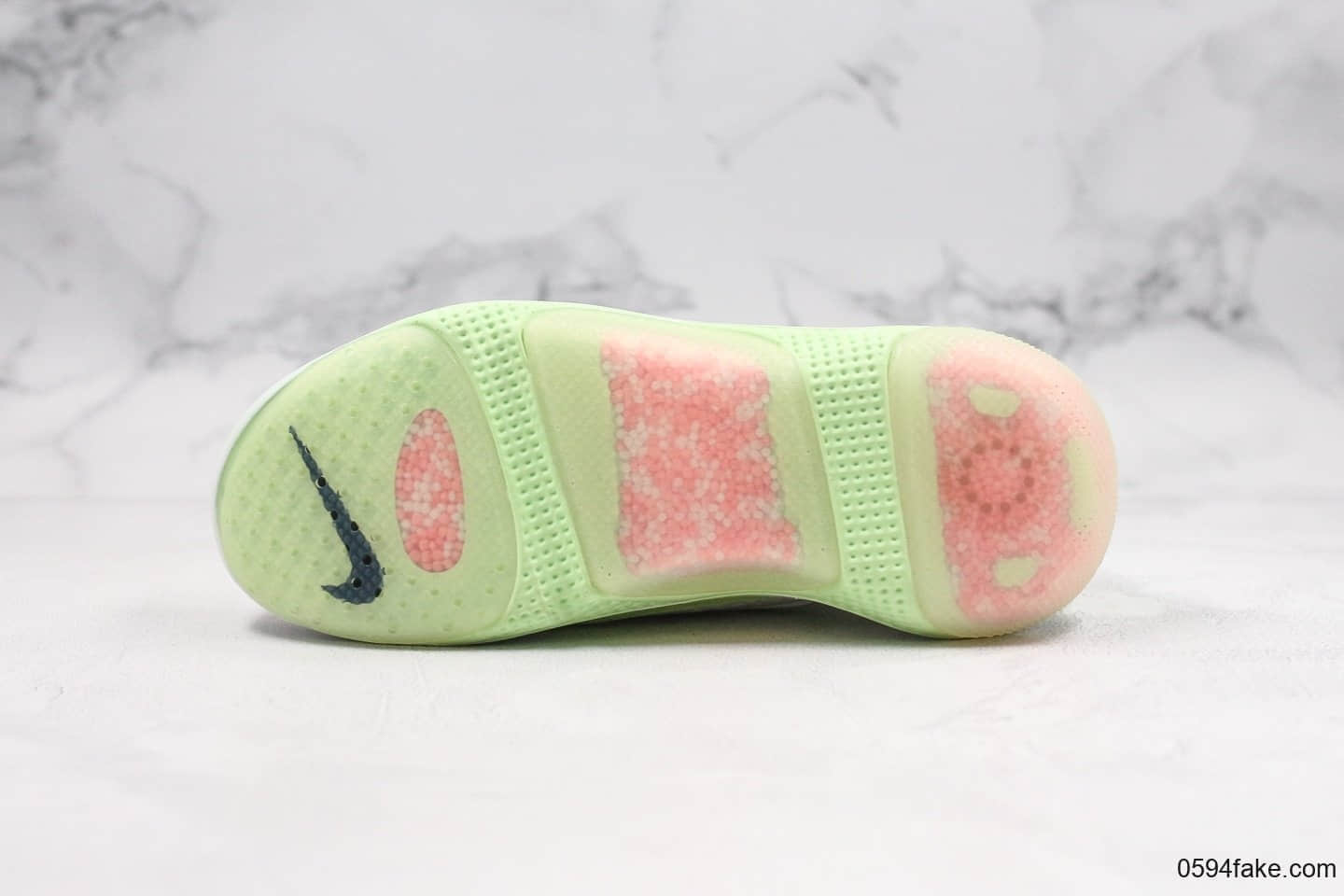 耐克Nike Joyride CC3 Flyknit视频内容纯原版本全新颗粒缓震科技荧光白绿真BOOST颗粒填充区别市面通货版本 货号:AT6395-100