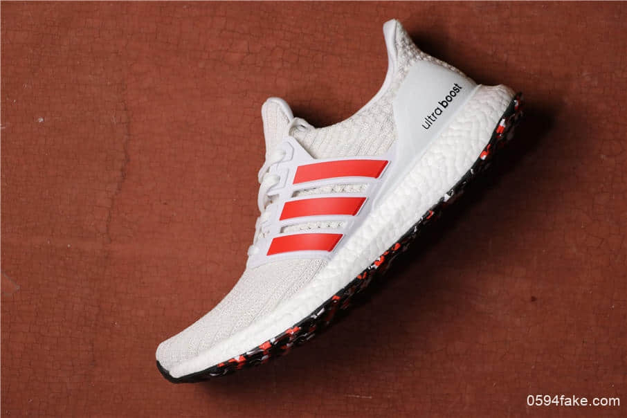 Adidas Ultra Boost 4.0阿迪达斯白红花底真标高品质UB4.0全新楦型开发 (ID:2382) - 图片1