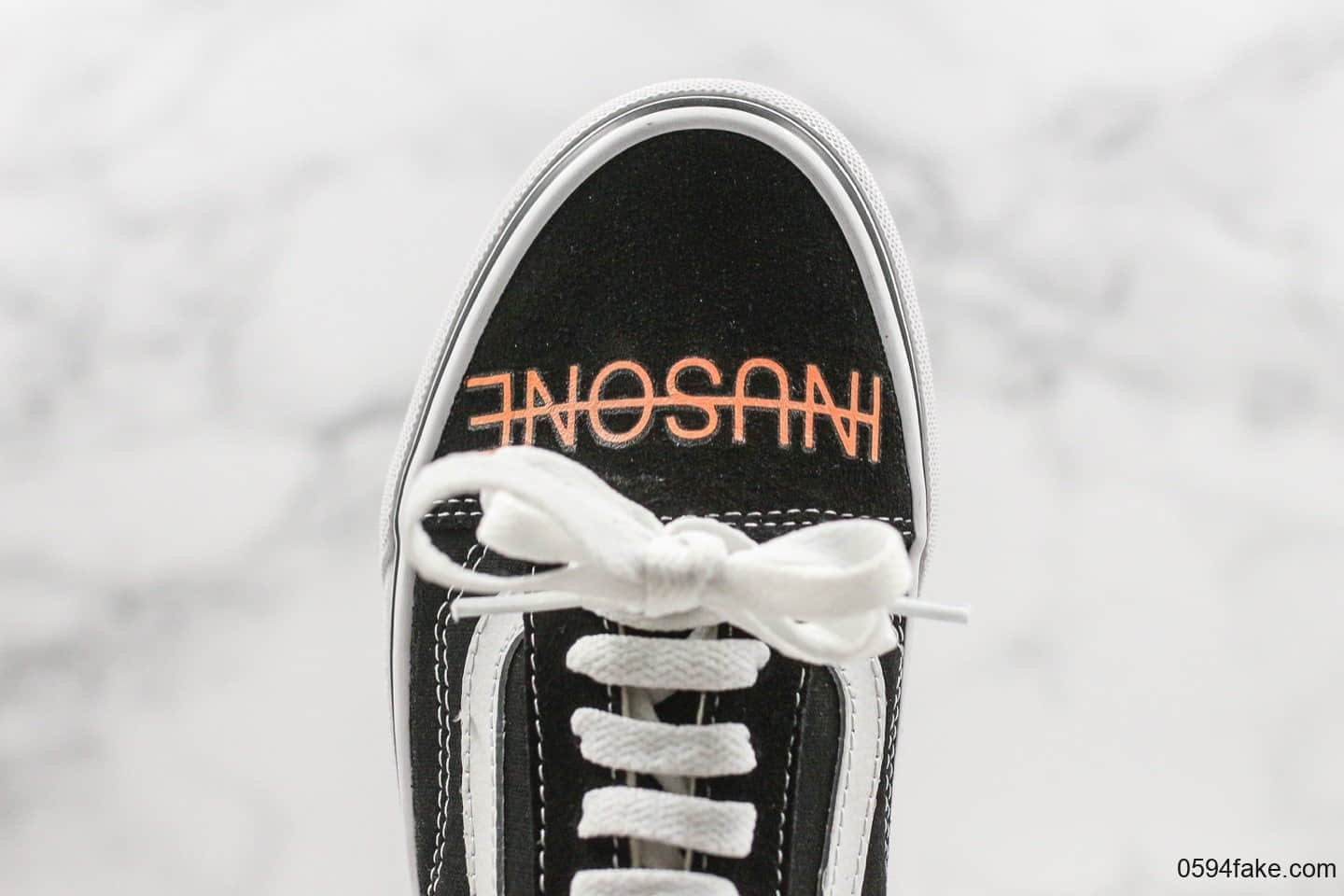 万斯PEACEMINUSONE X VANS OLD SKOOL BLACK W公司级版本小雏菊低帮硫化板鞋原厂硫化大底原盒原标细节完美 货号:VN-0D3HY28