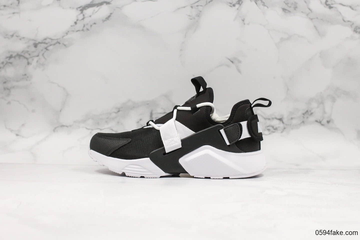 耐克Nike Air Huarache City Low华莱士五代跑鞋休闲运动鞋黑白公司级带半码原模具制内置气垫 (ID:24170) - 图片1