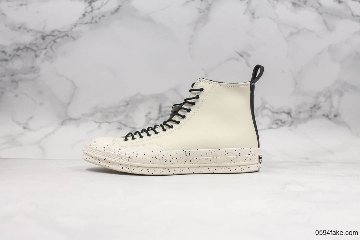 匡威Converse 1970S公司级版本高帮奥利奥麦旋风白配色原厂硫化大底原楦头纸板打造 (ID:24517) - 图片1