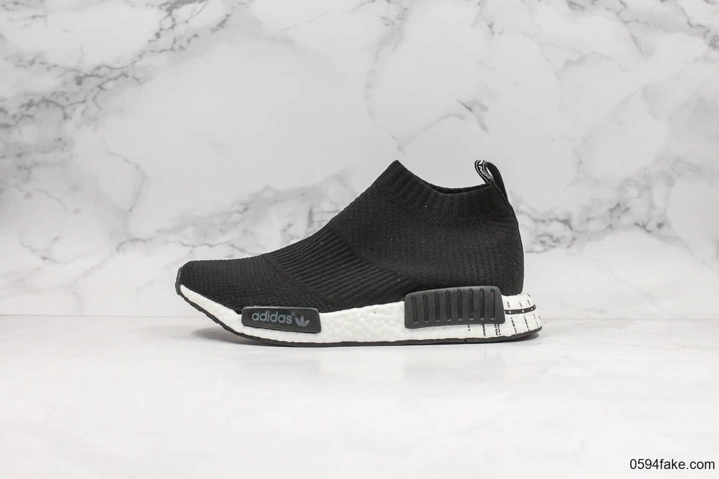 阿迪达斯Adidas Originals NMD CS1 PK纯原版本中帮黑白袜子鞋内置真Boost中底原盒原标 (ID:24788) - 图片1