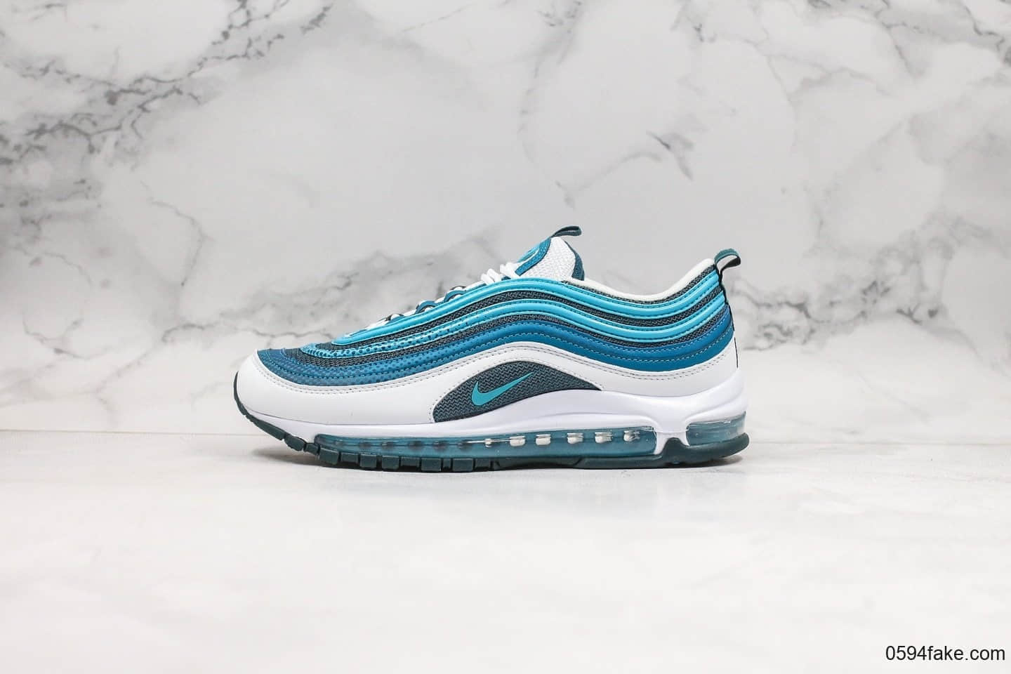 耐克Nike Air Max 97 SE PULL TAB纯原版本英国限定发售款max97白蓝串标原厂小潘气垫原盒原标 (ID:25015) - 图片1
