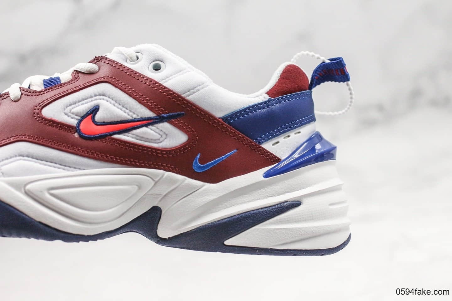 耐克Nike M2K Tekno Pink Foam纯原版本复古潮流M2K老爹鞋黑蓝红原盒原标区别市面通货版本 货号：视频内容4789-107