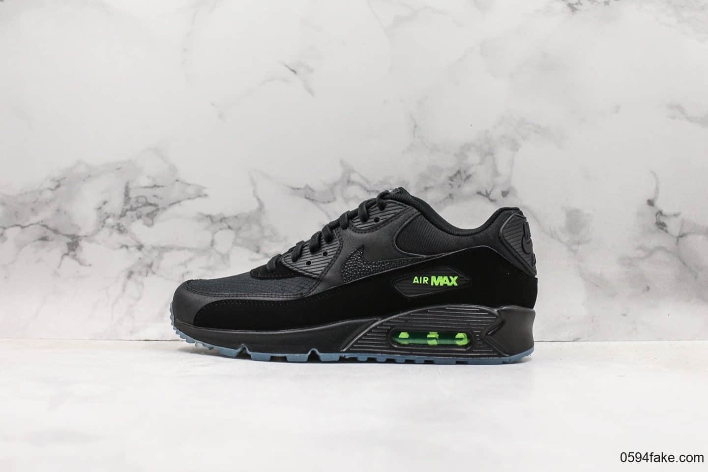 耐克Nike Wmns Air Max 90 SE Day teal tint纯原版本复古Max90气垫鞋黑绿配色内置可视气垫原档案数据开发 (ID:25106) - 图片1