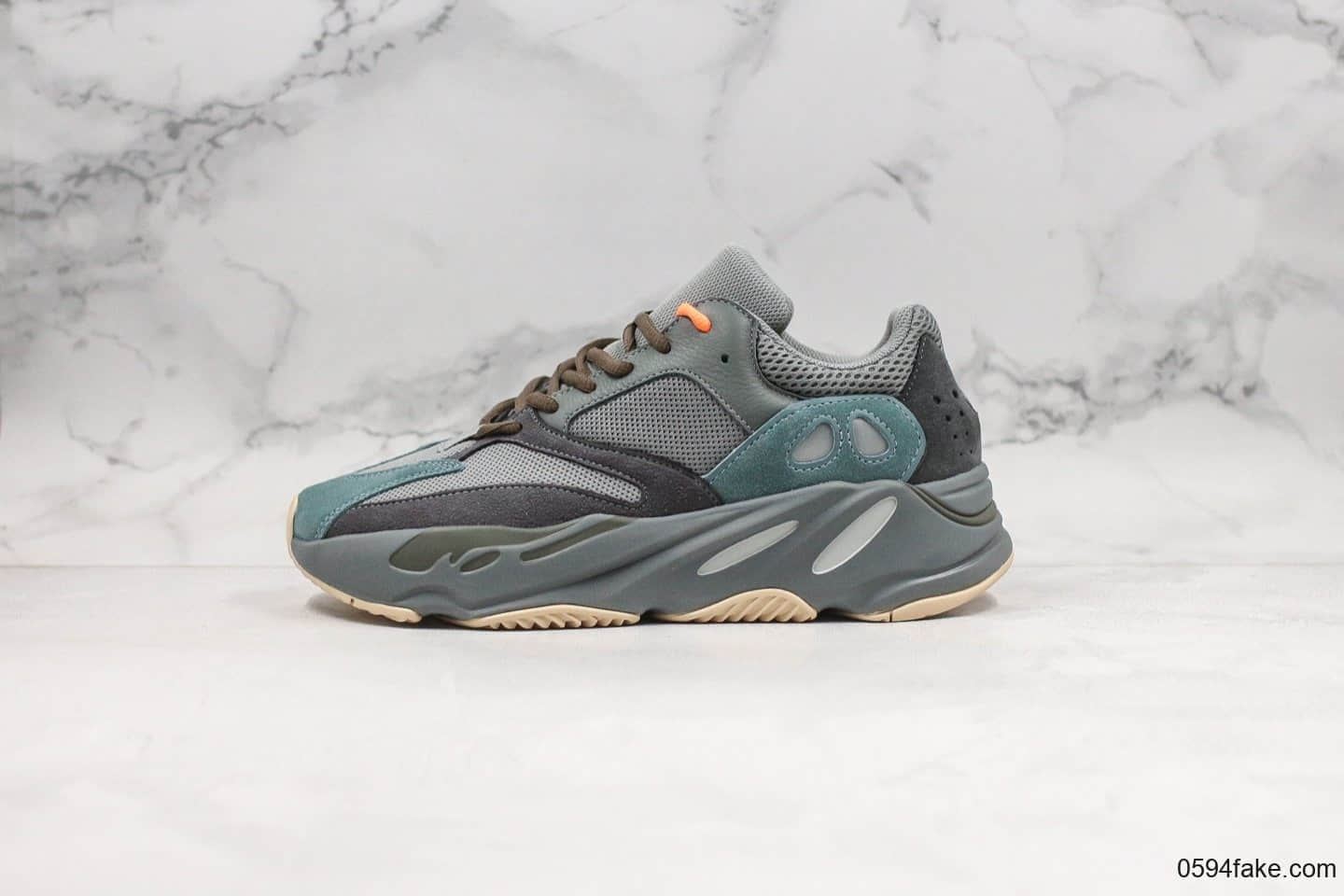 阿迪达斯Adidas Yeezy Boost 700V2 Teal Blue纯原版本椰子700老爹鞋青蓝配色内置Boost缓震大底原材打造 (ID:25252) - 图片1