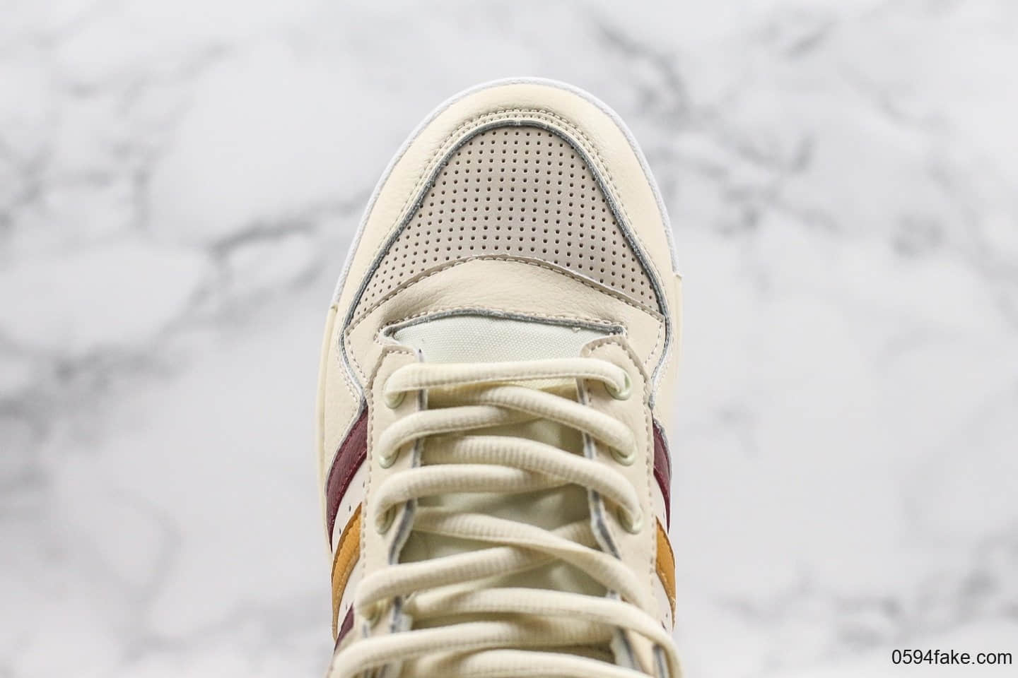 阿迪达斯Adidas RIVALRY TR纯原版本高帮经典运动鞋米黄白原盒原标正确EVA高弹中底 货号:G25836