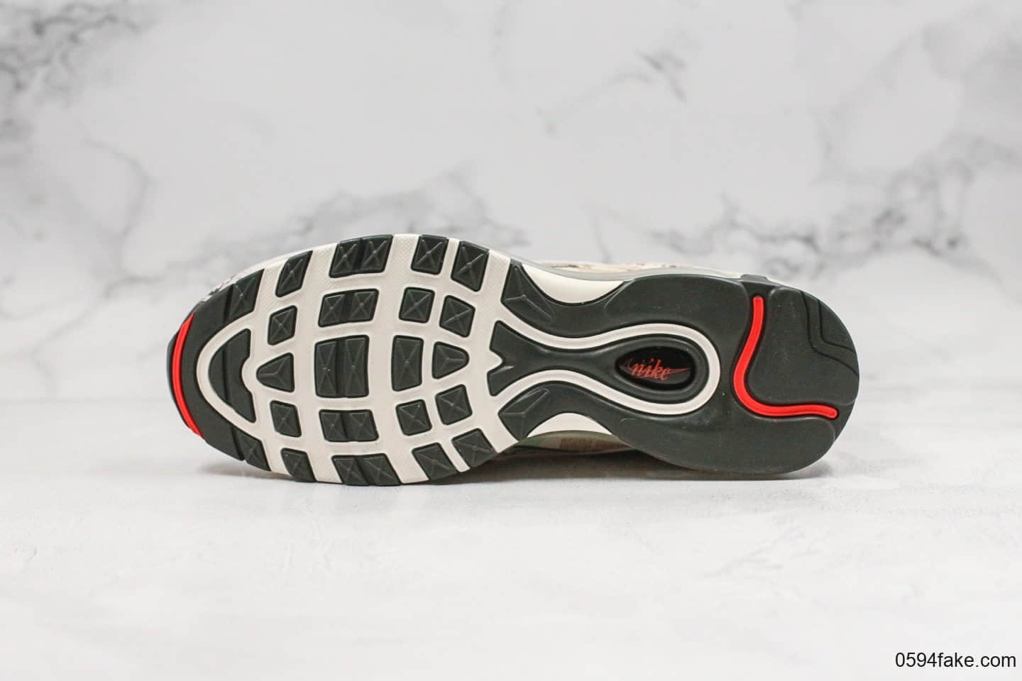 耐克Nike Air Max 97 OG纯原版本报纸主题MAX97气垫鞋内置原厂TPU反光材料原厂气垫原盒原标 货号:921826-108