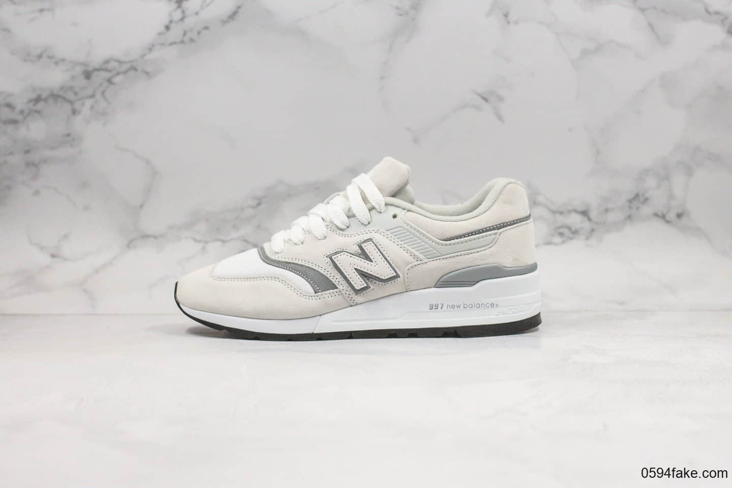 新百伦New Balance 997纯原版本米白色魔术贴NB997换钩3M配色原楦头纸板打造原鞋开模一比一 (ID:25534) - 图片1