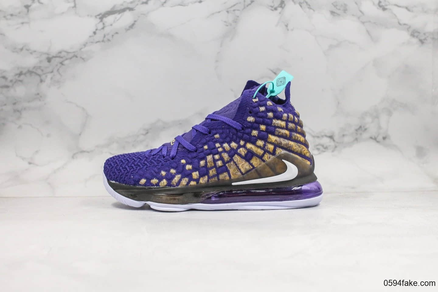 耐克Nike LeBron 17 Future Air纯原版本詹姆斯17代篮球鞋紫色内置Zoom＋Max双气垫加持正确鞋楦开发支持实战 (ID:25626) - 图片1