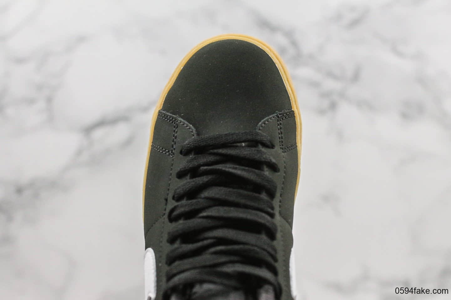 耐克Nike Blazer Mid公司级版本高帮开拓者板鞋黑生胶色青岛QT纯原鞋面原楦头纸板打造原鞋开模一比一制作 货号:敏感内容2569-018