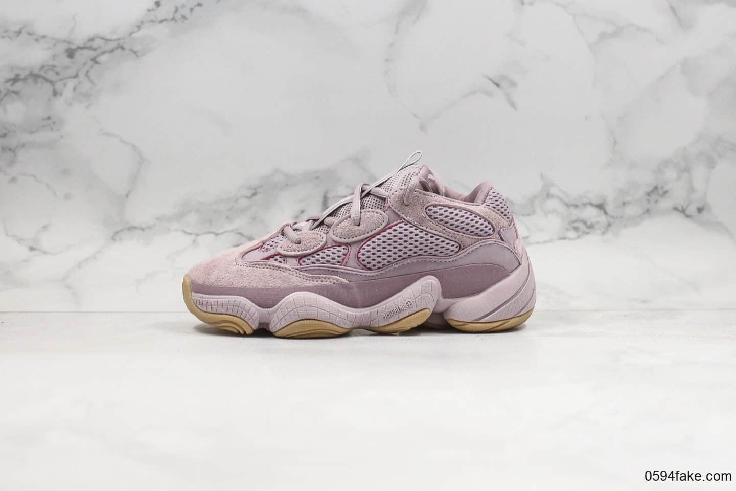 阿迪达斯Adidas Yeezy500 Soft Vision纯原版本椰子500老爹鞋灭霸薰衣草紫原厂材质打造内置吊牌芯片 (ID:25991) - 图片1