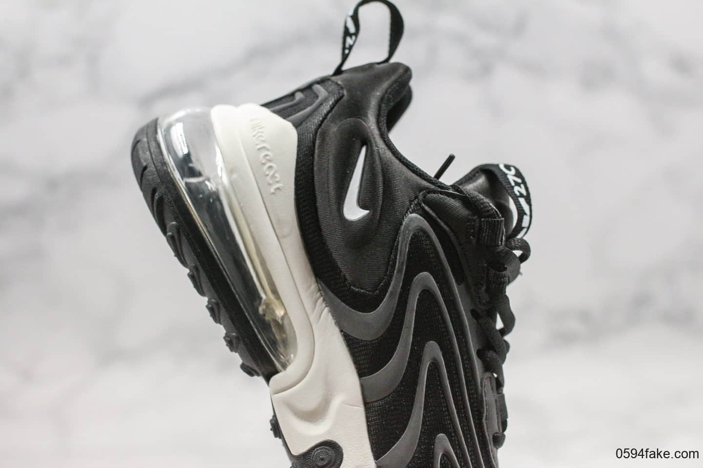 耐克Nike Air Max 270 SE纯原版本混合科技半掌气垫max270气垫鞋黑白配色内置可视半掌气垫原楦头纸板打造 货号：敏感内容6870-406