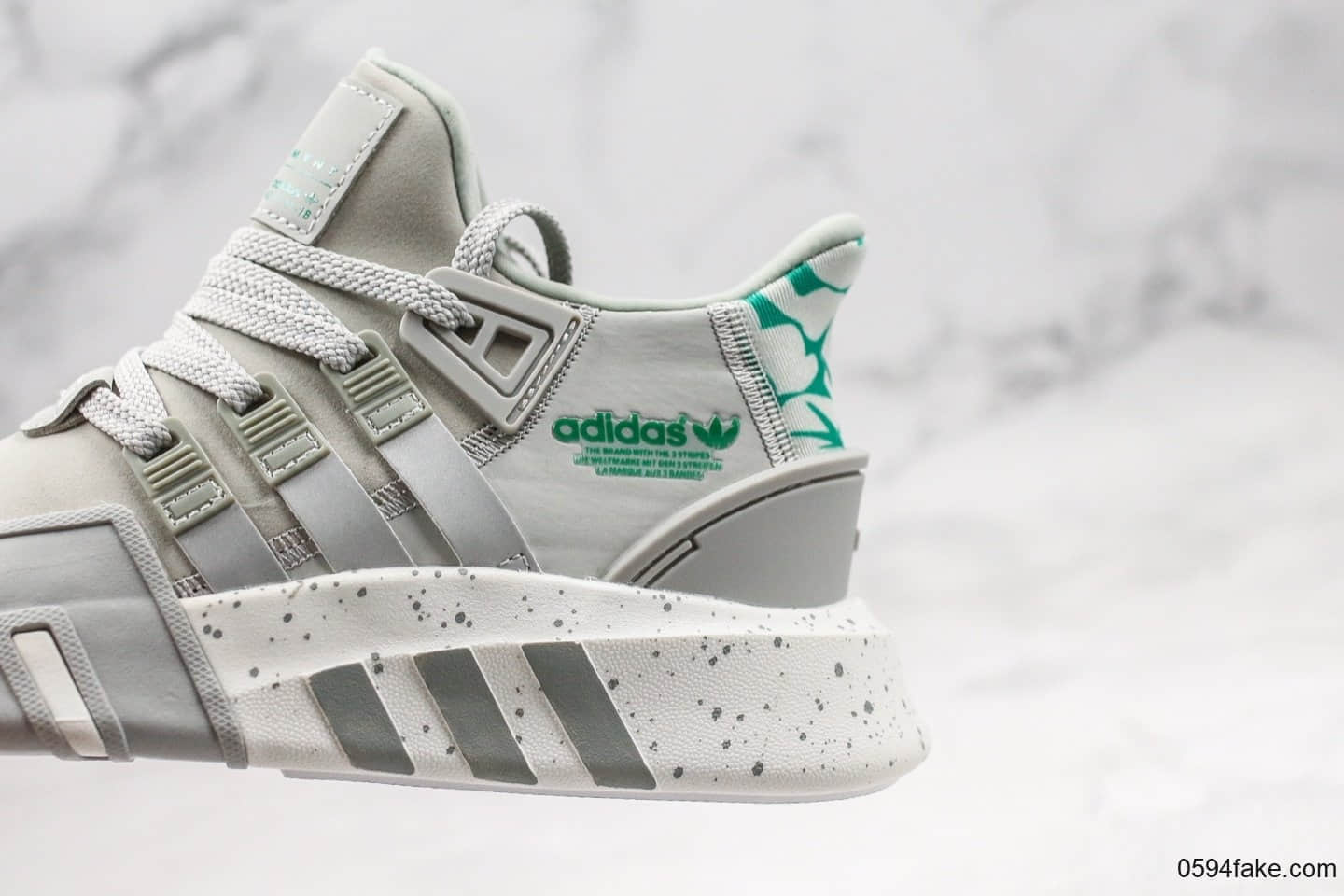 阿迪达斯Adidas EQT BASK ADV纯原版本秋冬麂皮EQT系列灰绿色原厂PU大底原档案数据开发 货号:EE7818