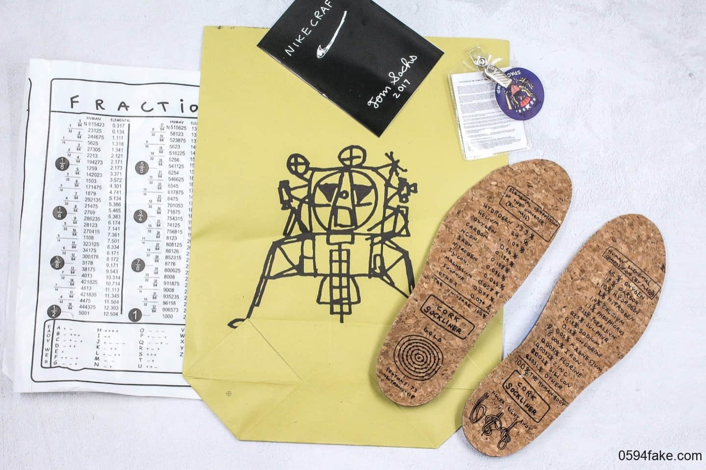 耐克Nike Craft Mars Yard 2.0 x Tom Sachs纯原版本艺术家联名权志龙同款宇航员神游2.0经典款复古做旧黄红勾原盒原标 货号:AA2261-100