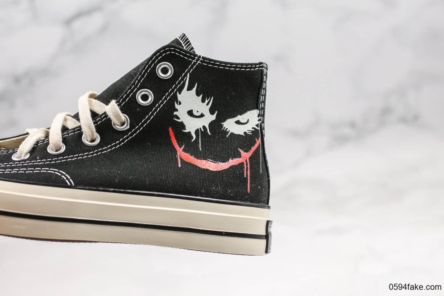 匡威Converse x Batman公司级版本蝙蝠侠夜光小丑配色原厂硫化大底双尾条正确硅蓝软中底 货号:167515C