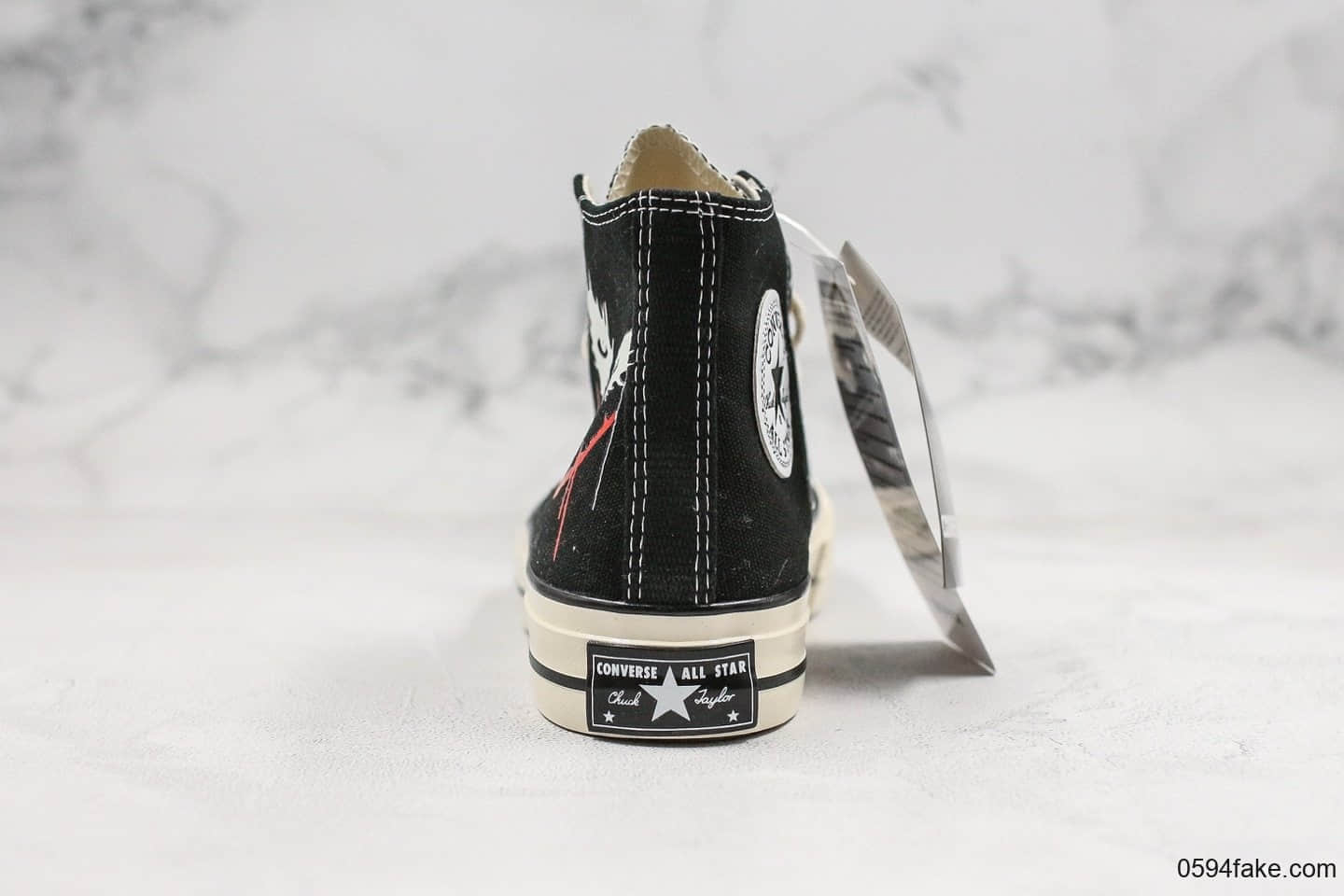 匡威Converse x Batman公司级版本蝙蝠侠夜光小丑配色原厂硫化大底双尾条正确硅蓝软中底 货号:167515C
