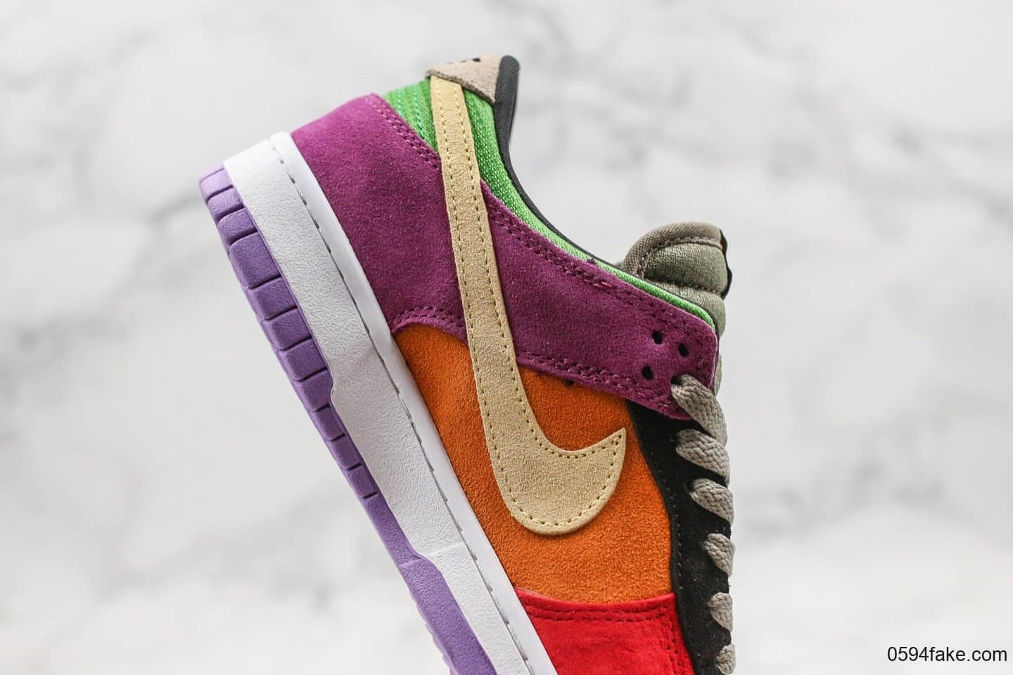 耐克Nike Dunk Low SP Viotech纯原版本彩蛋限定配色DUNK板鞋内置Zoom气垫原档案数据开发原盒原标 货号:CT5050-500