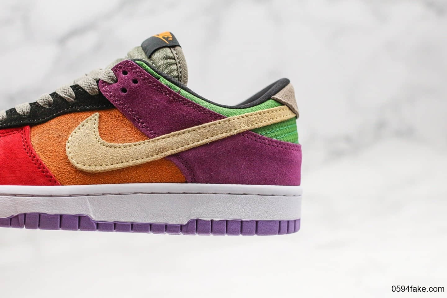 耐克Nike Dunk Low SP Viotech纯原版本彩蛋限定配色DUNK板鞋内置Zoom气垫原档案数据开发原盒原标 货号:CT5050-500