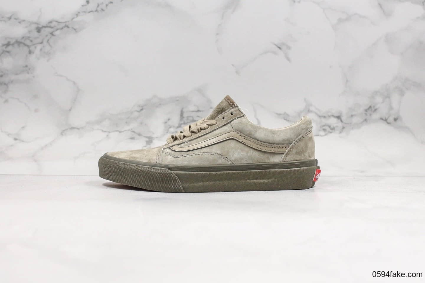 万斯Vans Old Skool公司级版本低帮OS高级灰麂皮原厂硫化大底原盒原标经典OS系列 (ID:27027) - 图片1