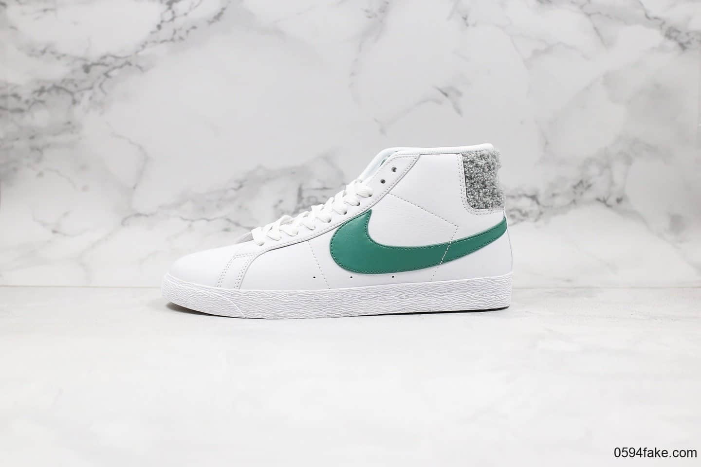 耐克NIKE SB ZOOM BLAZER MID PRM纯原版本中帮开拓者绒毛尾巴绿钩原厂面料原档案数据开发 (ID:28797) - 图片1