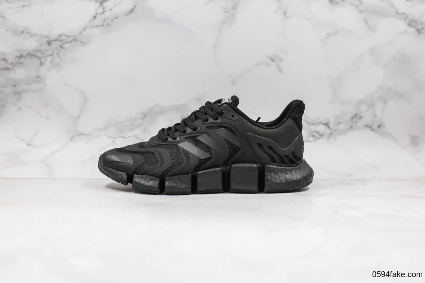 阿迪达斯adidas Climacool纯原版本爆米花清风跑鞋全黑原盒原标原档案数据开发搭配TPU支撑骨架 (ID:28975) - 图片1