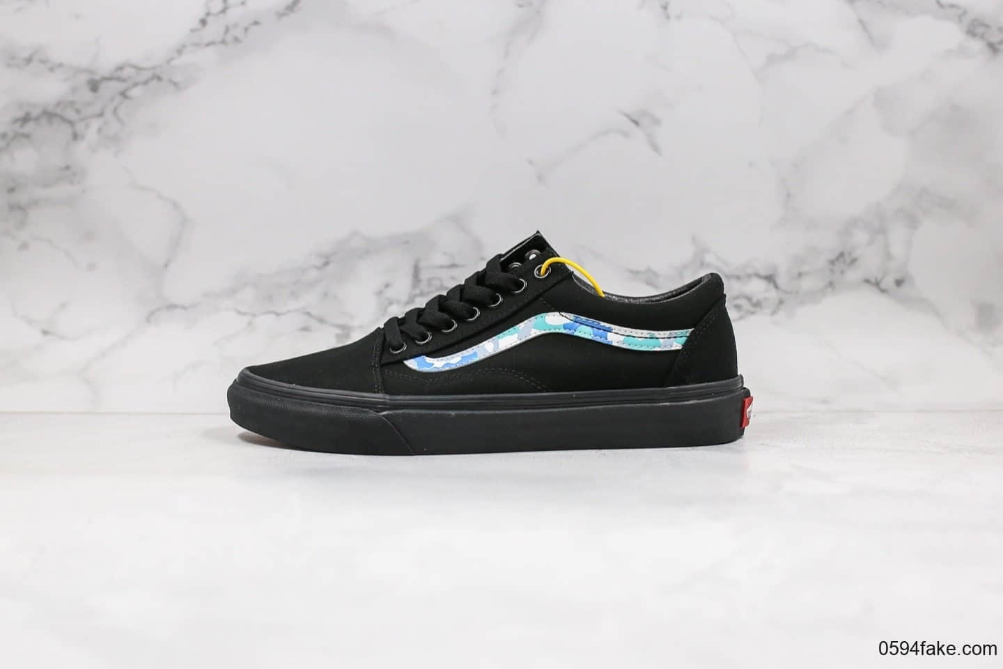 万斯Vans Old Skool Pro公司级版本春季新款黑武士低帮迷彩条纹原厂硫化大底内置钢印 (ID:29046) - 图片1