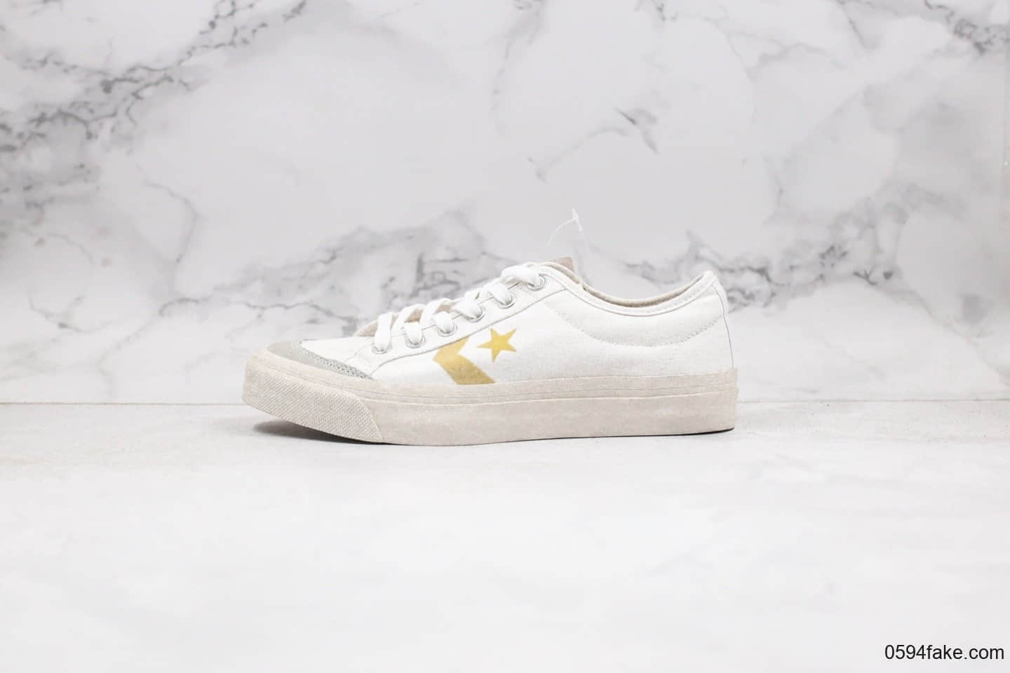 匡威Converse Breakstar SK CV公司级版本日本限定星箭帆布鞋白色独立私模原厂帆布 (ID:29265) - 图片1