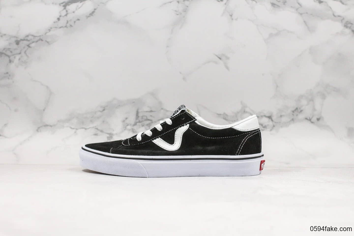 万斯Vans Style 73 DX Anaheim公司级版本余文乐同款低帮翻毛皮安纳海姆V字黑色原厂硫化大底 (ID:29757) - 图片1