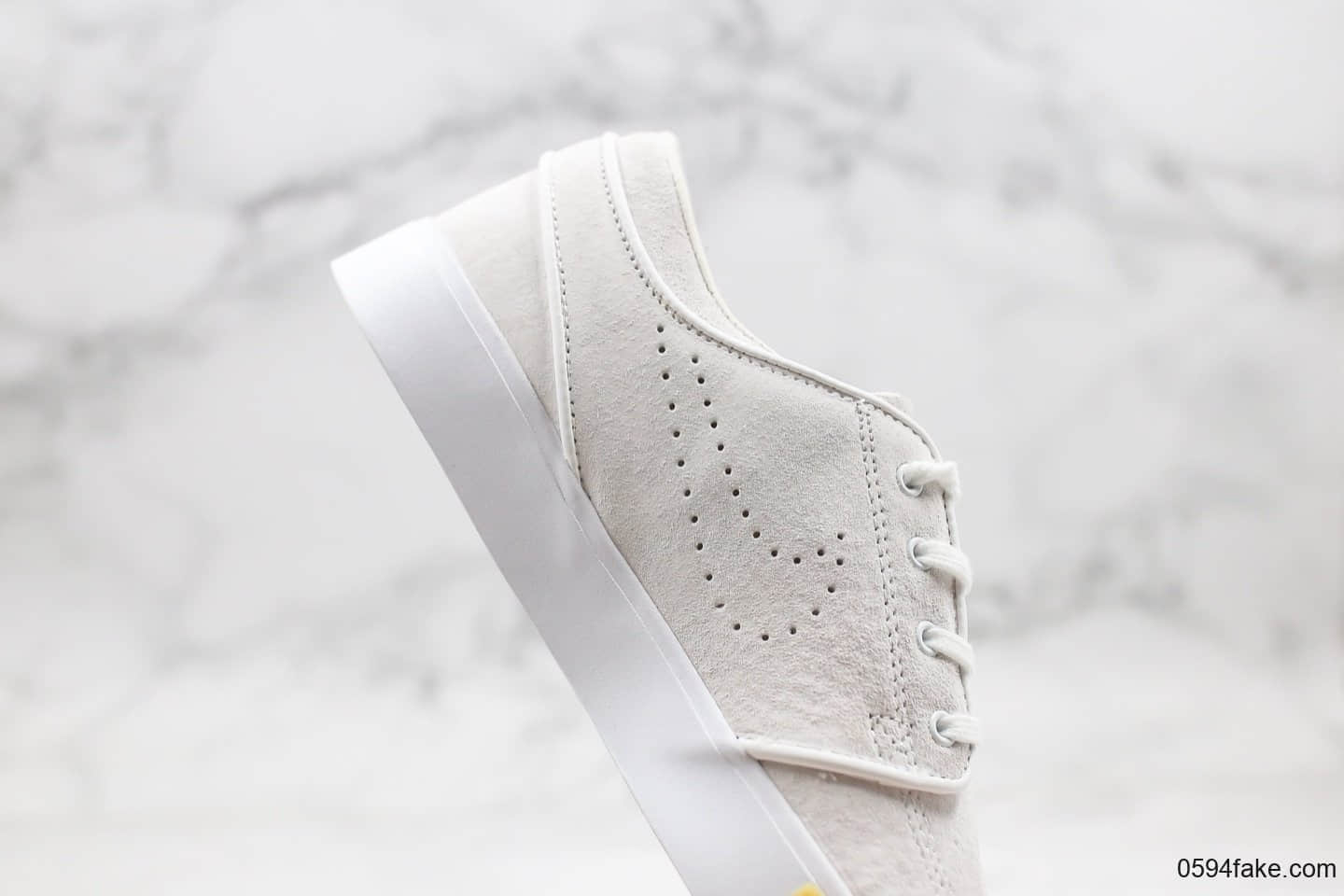 耐克Nike SB Zoom Janoski Rm公司级版本低帮SB板鞋全麂皮面料白敏感内容内置Zoom气垫高清洁度鞋面 货号:敏感内容6612-109