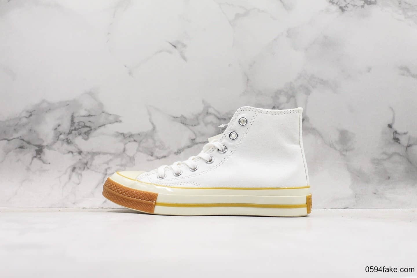 匡威Converse Chuck 70 Pop公司级版本高帮复古帆布鞋白色欧索莱鞋垫 (ID:30314) - 图片1