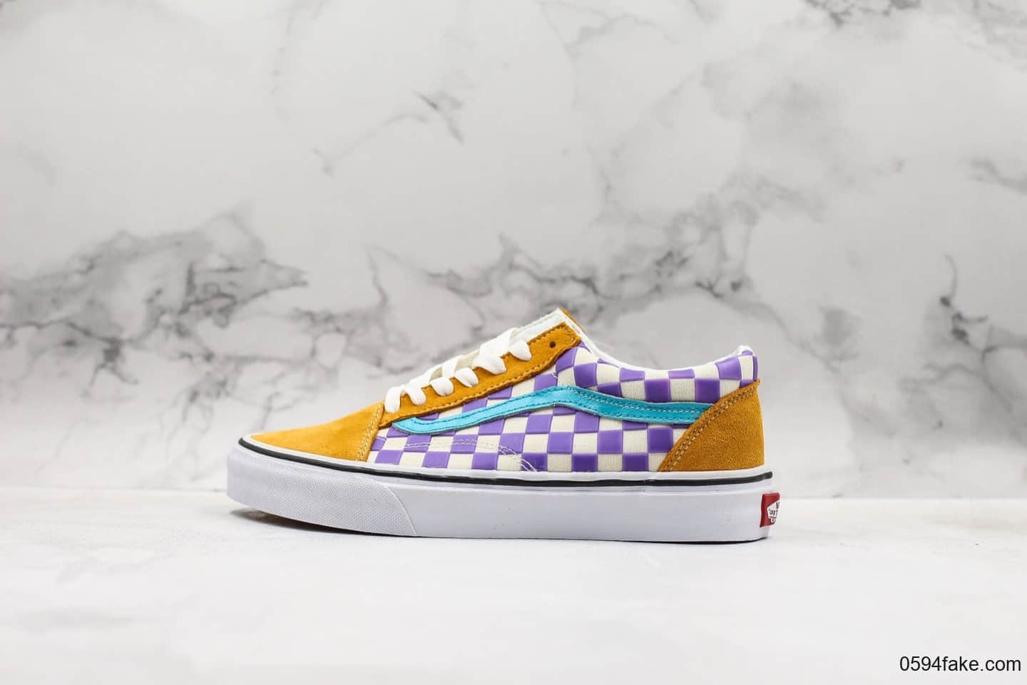 万斯Vans Old Skool公司级版本镀铬色变系列低帮板鞋变色敏感内容棋盘格