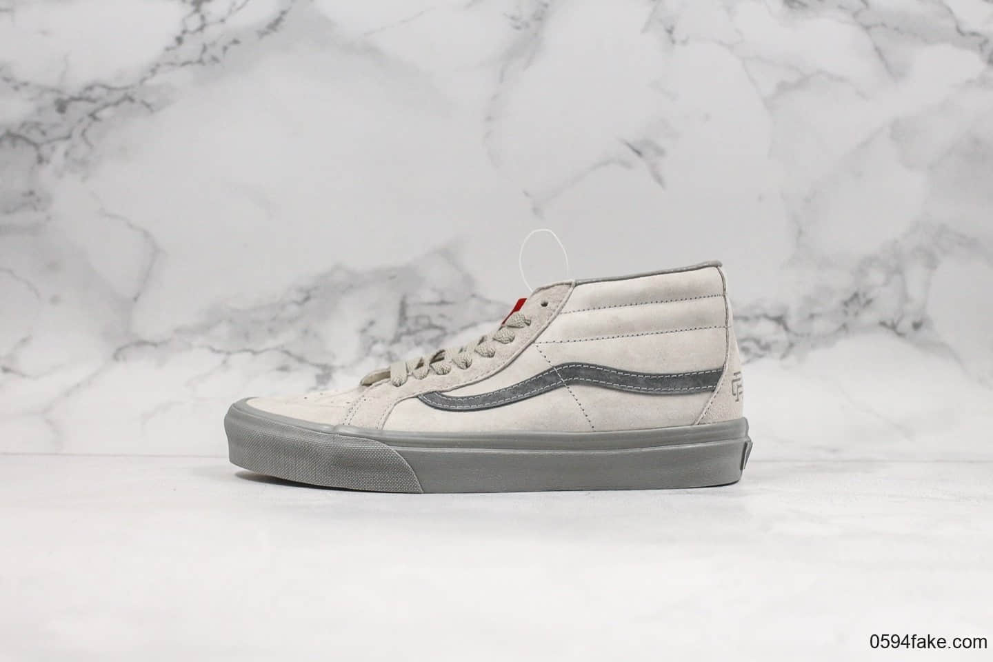 万斯Vans x Reigning Champ公司级版本卫冕冠军二代中帮灰白主题联名款原厂硫化内置钢印原盒原标 (ID:30798) - 图片1