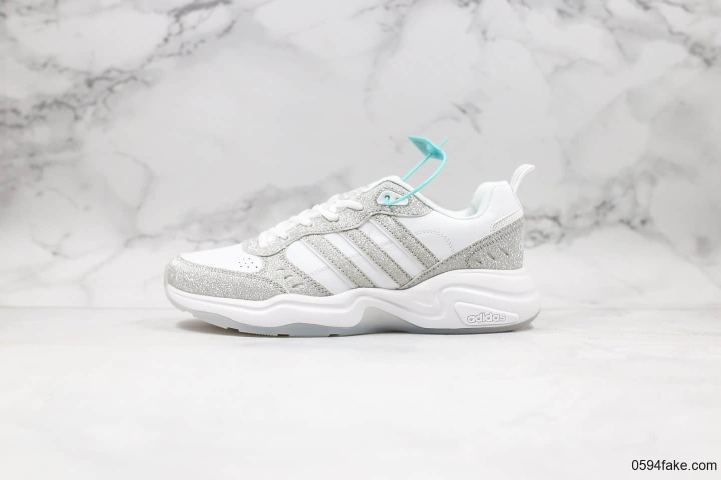 阿迪达斯Adidas Ogiginals Strutter YY纯原版本三叶草轻便老爹鞋闪银配色原楦头纸板打造 (ID:30830) - 图片1