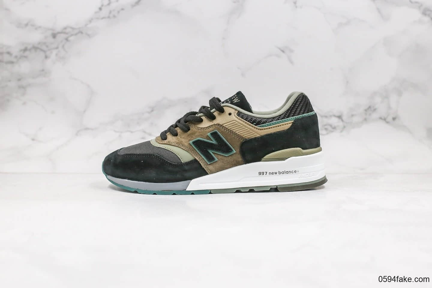 新百伦New Balance 997纯原版本高端美产棕绿色原盒原标区别市面通货版本 (ID:30837) - 图片1