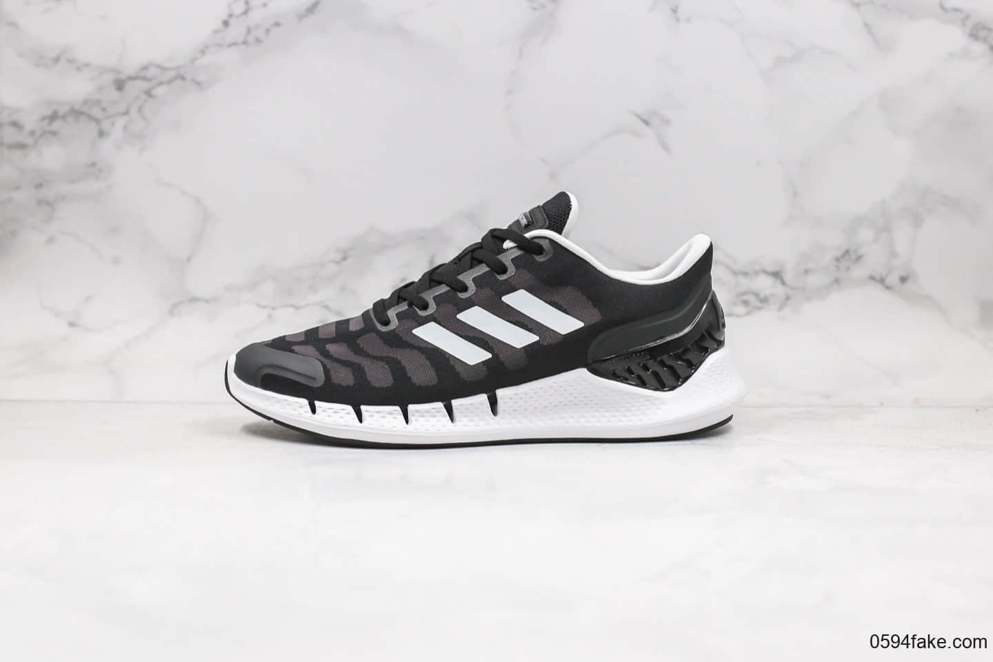 阿迪达斯adidas Climacool纯原版本清风跑鞋爆米花鞋底黑白配色原盒原标原档案数锯开发 (ID:31121) - 图片1