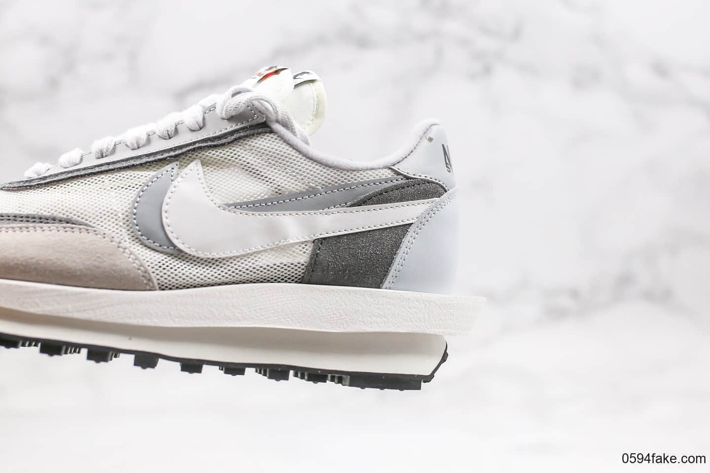 耐克Nike LVD Waffle Daybreak x Sacai纯原版本华夫联名款解构美学灰色正确组合鞋底原盒原标 货号:BV0073-100