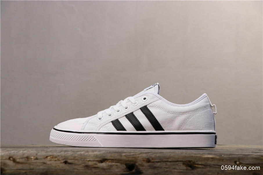 Adidas Nizza Lo白黑 阿迪达斯公司级带半码三叶草Nizza官方正确版 (ID:3148) - 图片1