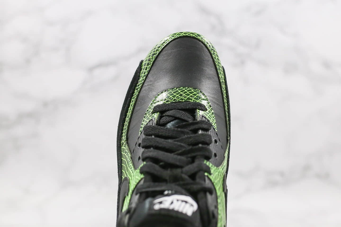 耐克Nike Air Max 90 QS纯原版本Max90气垫鞋黑绿色内置真实气垫原盒原标原档案数据开发 货号：敏感内容0916-001