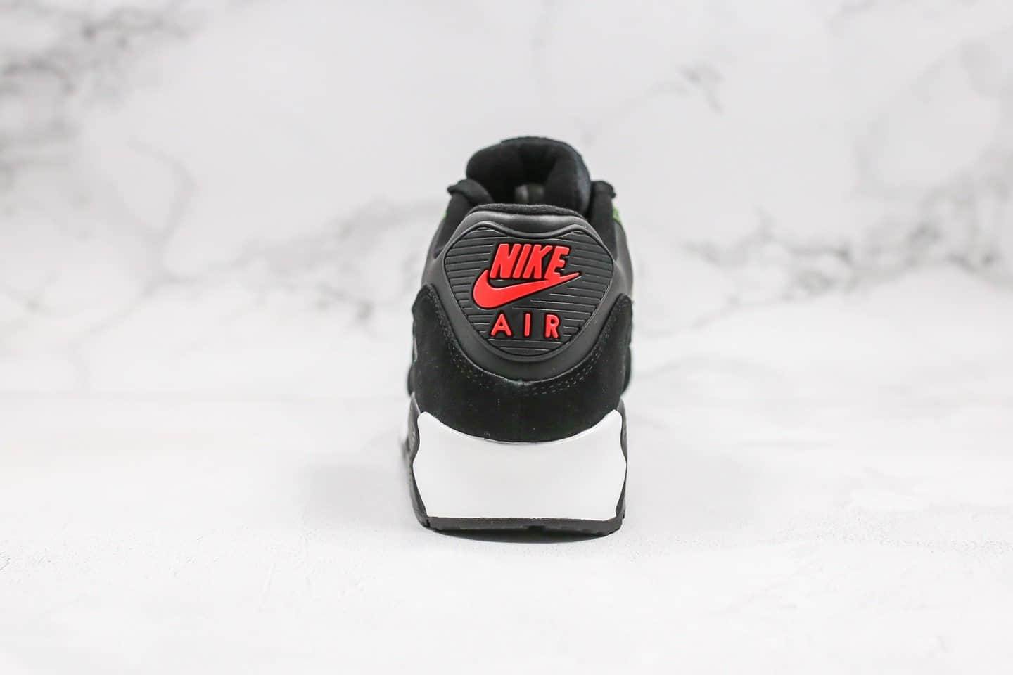 耐克Nike Air Max 90 QS纯原版本Max90气垫鞋黑绿色内置真实气垫原盒原标原档案数据开发 货号：敏感内容0916-001