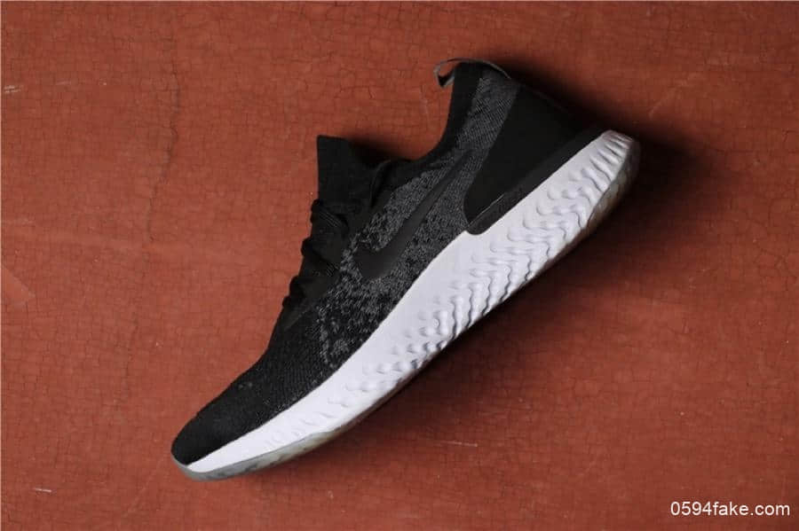 Nike Epic React Flyknit纯黑 耐克瑞亚真标高品质休闲透气跑步鞋 (ID:3188) - 图片1