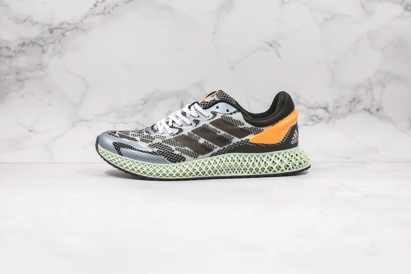 阿迪达斯Adidas Alphaedge 4D LTD M纯原版本灰橙色4D科技跑鞋原厂鞋面材质首家实拍出货 (ID:31903) - 图片1