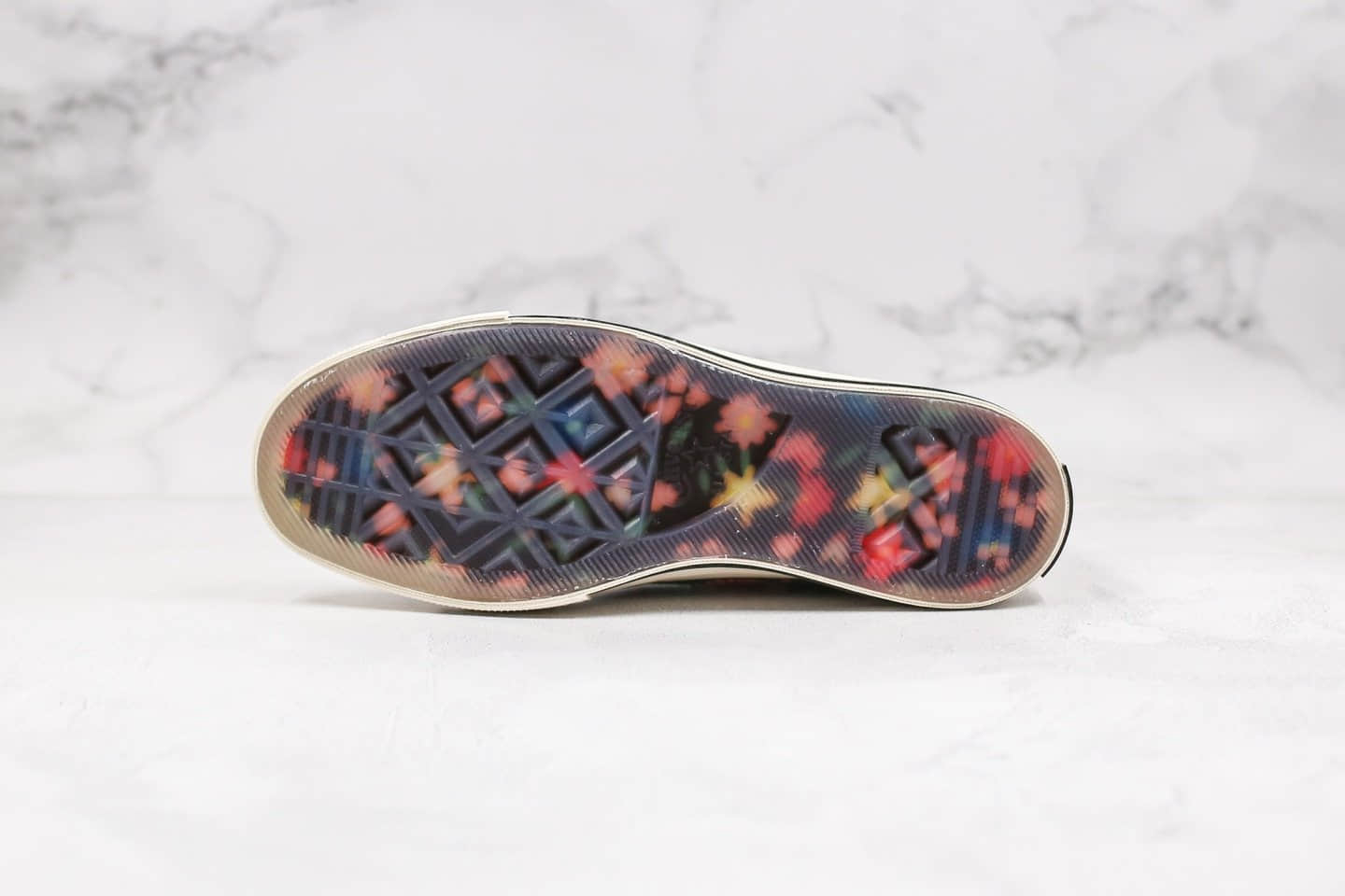 匡威Converse Chuck 70公司级版本花卉酒红色小身体部位拼接蓝色高帮帆布鞋原盒原标正确硅蓝PU中底