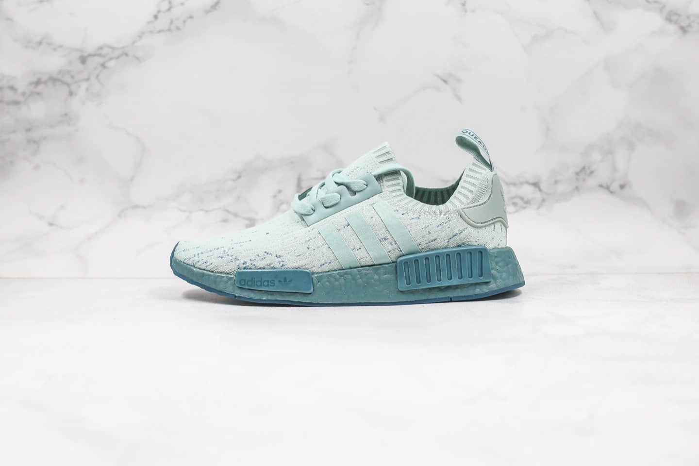 阿迪达斯adidas NMD R1 Primeknit Tactile Green纯原版本爆米花跑鞋NMD R1水晶蓝绿配色区别市面通货版本 (ID:32127) - 图片1