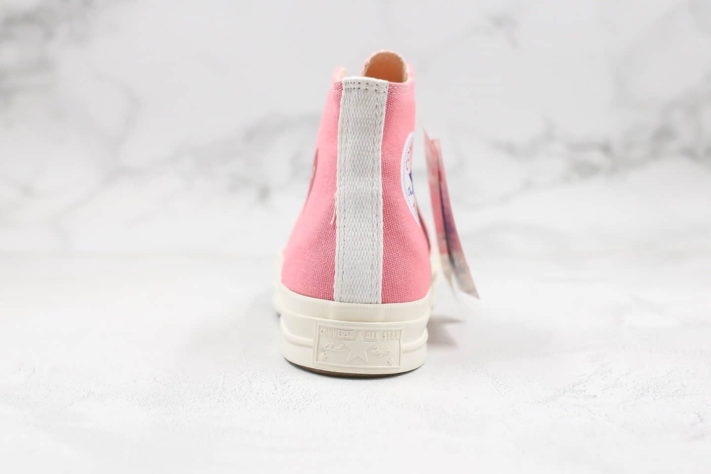 匡威Converse Chuck Taylor AllStar 70 Hi x 敏感内容G公司级版本川久保玲联名款爱心大眼粉色帆布鞋正确工艺大盒原厂硫化大底