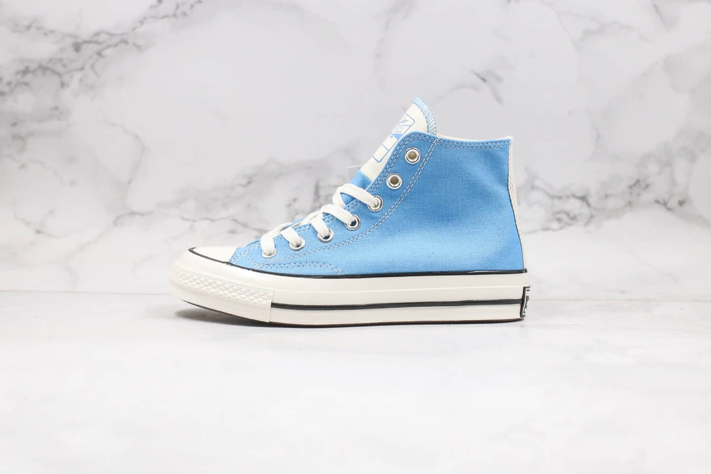 匡威Converse Varsity Remix 70s公司级版本鞋舌反转天蓝色高帮帆布鞋原盒原标正确硅蓝软中底 (ID:32314) - 图片1