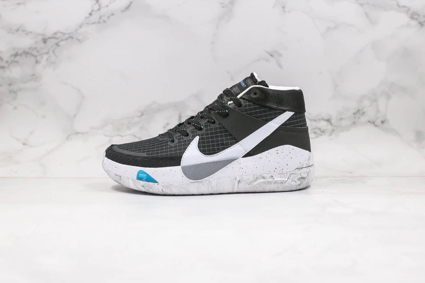 耐克Nike Zoom KD 13 EP纯原版本杜兰特13代篮球鞋黑白配色内置气垫支持实战 (ID:32497) - 图片1